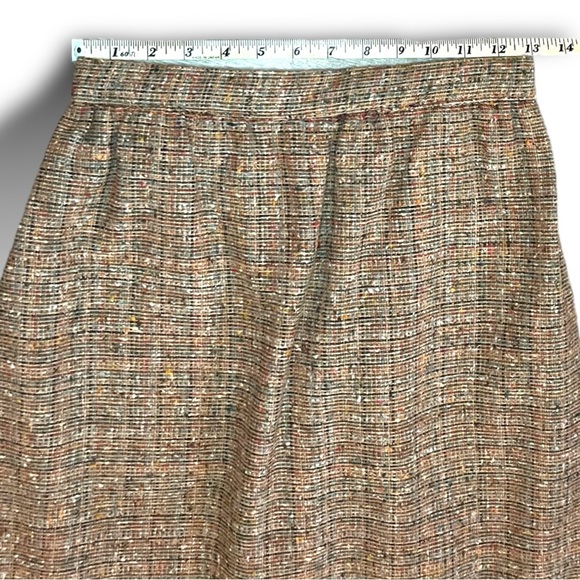 VTG Wool Blend Plaid A Line Skirt | XS - Picture 10 of 11